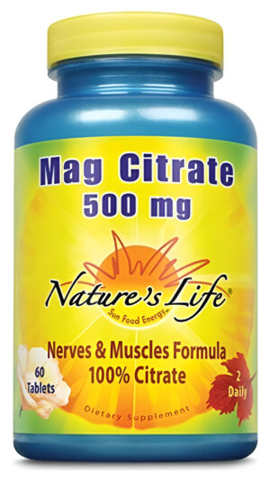 Citrato De Magnesio 500mg Natur