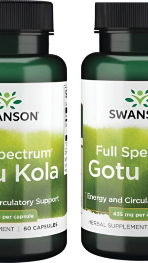 Espectro Completo Gotu Kola 120 Caps 435 Mg De Swanson