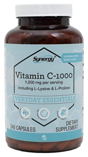 Synergy Advan C 1,000 Mg Con L Lysine Y L Proline 240 Caps