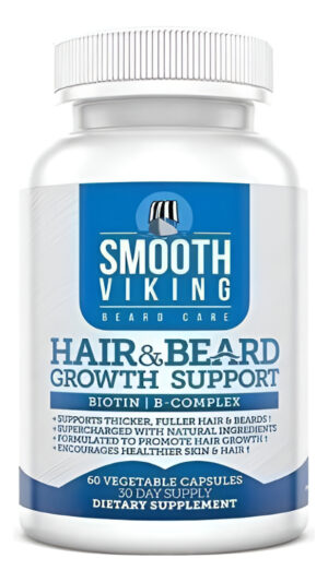 Smooth Viking Pastillas Para Hacer Crecer La Barba - 60 Caps