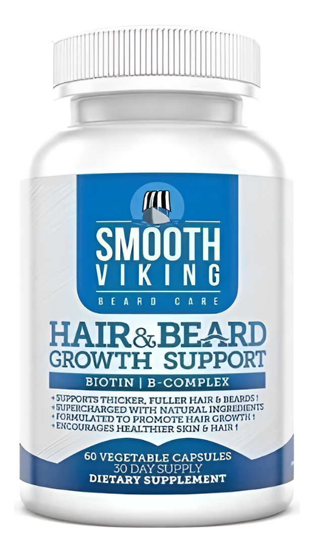 Smooth Viking Pastillas Para Hacer Crecer La Barba - 60 Caps