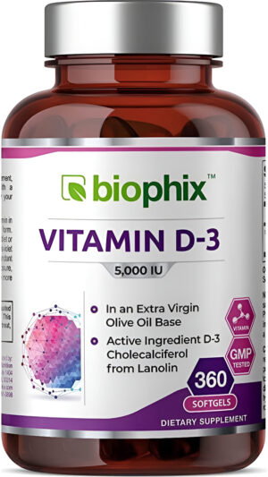 Vitamina D3 125 Mcg Biophix