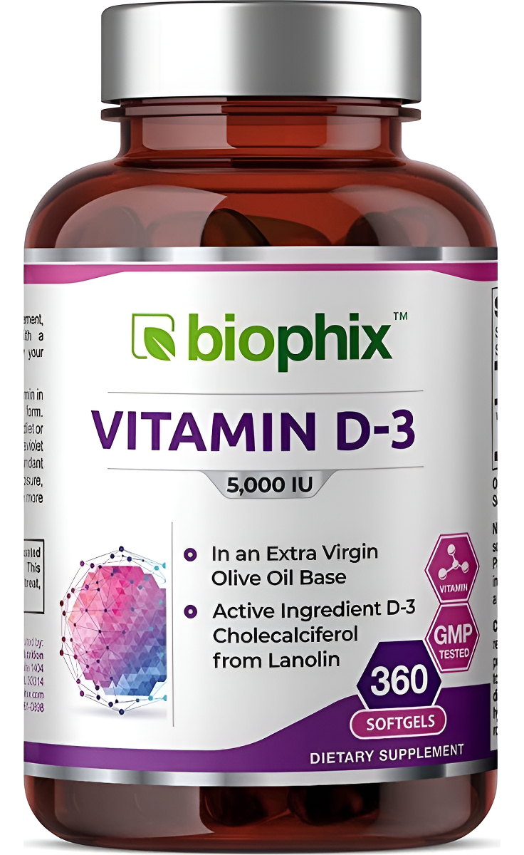 Vitamina D3 125 Mcg Biophix