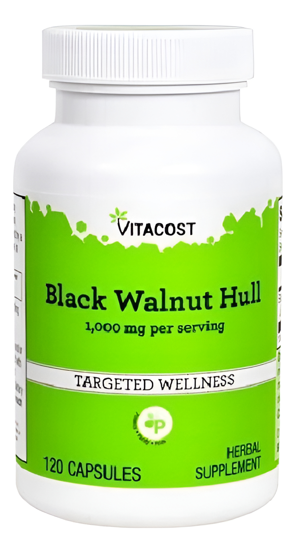 Black Walnut Hull Nogal Negro 120 Capsulas 1000 Mg Vitacost