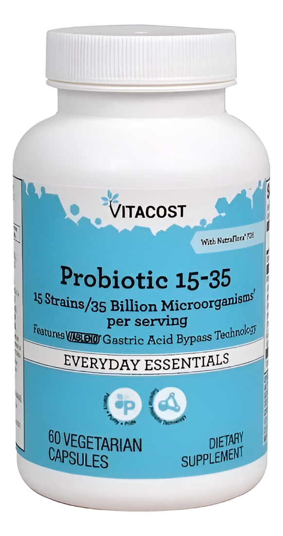 Probiotic 15-35 15 Cepasmil Millones De Ufc Porporción 60cap
