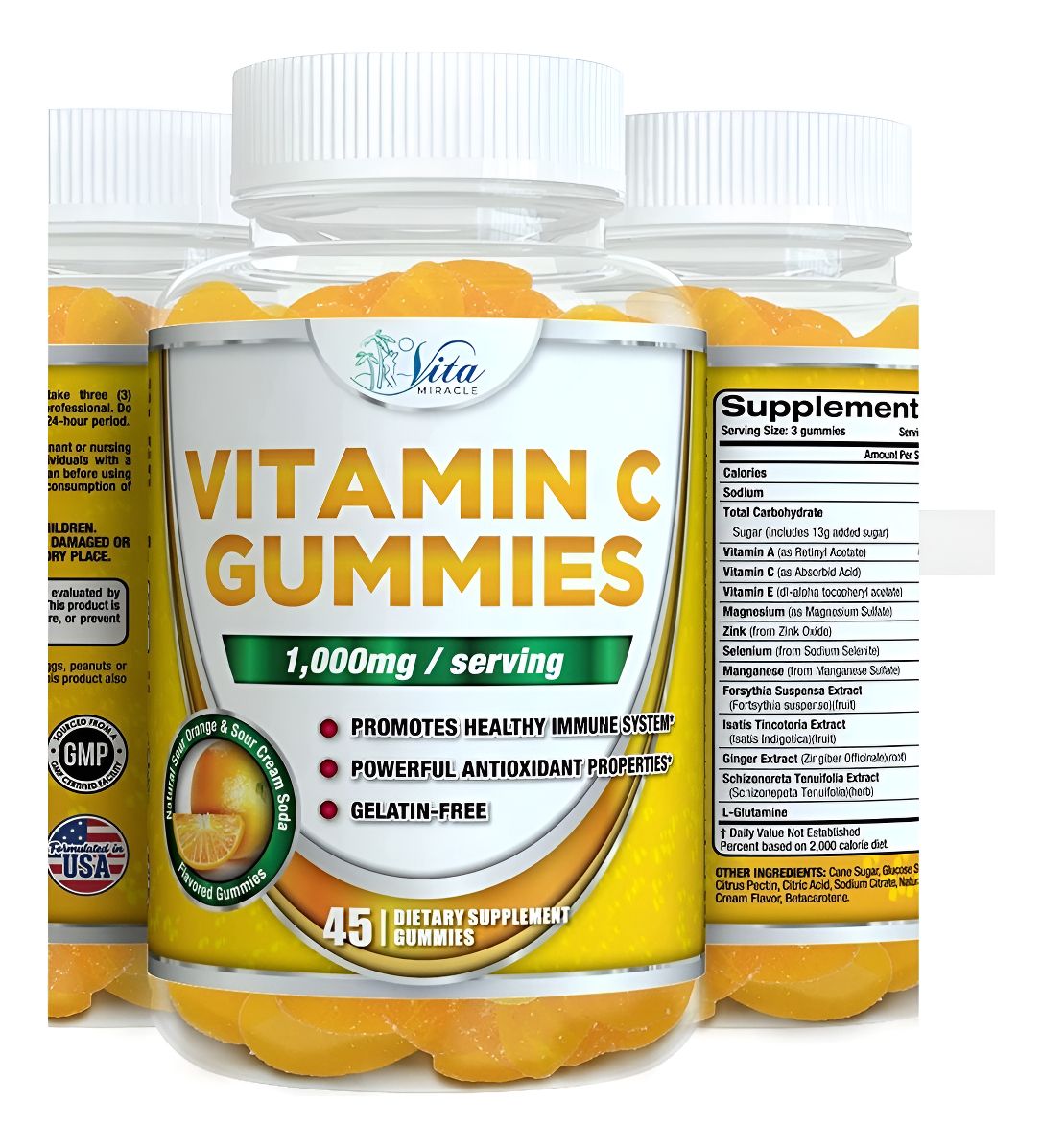 Vitamina C 1000 Mg Vita Miracle
