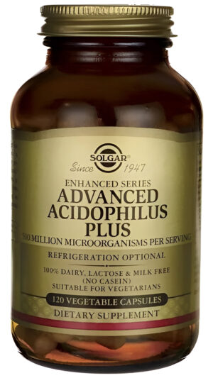 Solgar Acidophilus Plus 120 Vegis Caps 500 Millones De Ufc