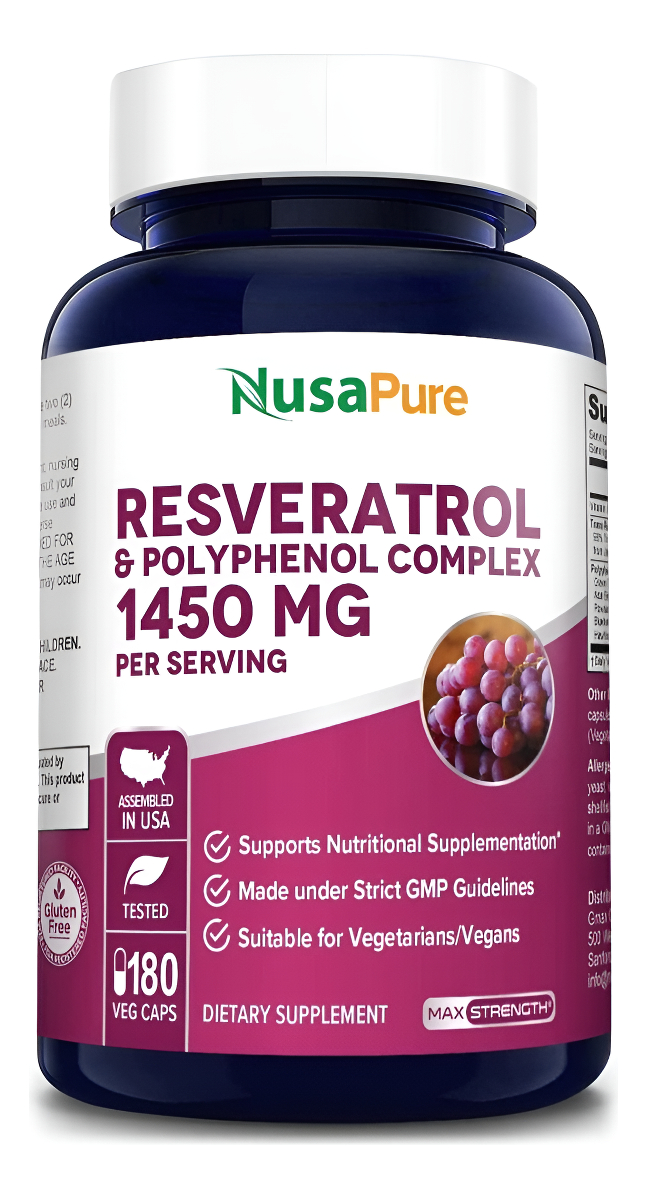 Resveratrol Y Polifenol 180caps