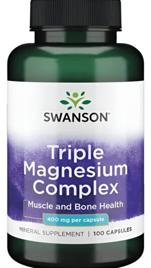 Complejo De Triple Magnesio 400 Mg 100 Cápsulas
