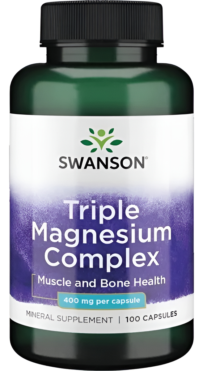 Complejo De Triple Magnesio 400 Mg 100 Cápsulas