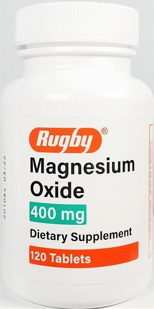 Oxido De Magnesio 400mg Rugby