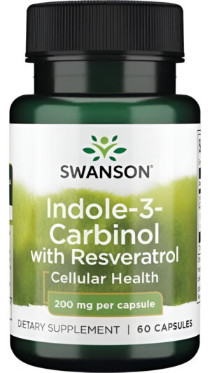 Indole-3-carbinol Con Resveratrol 200 Mg 60 Caps Swanson