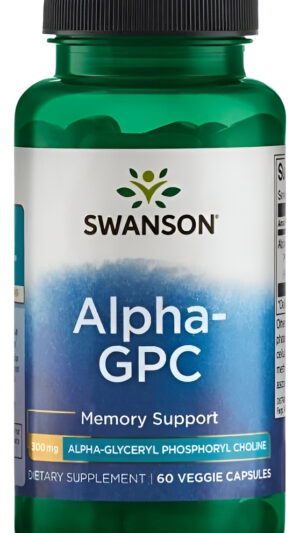 Alfa Gpc Alfa Gliceril Fosforil Colina Memoria 60 Caps 300mg