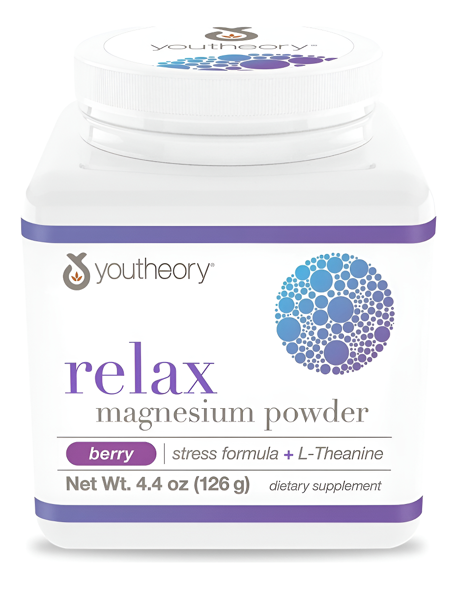 Magnesio Polvo 300 Mg Youtheory - G A $