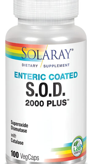 Superoxido Dismutasa Sod Formula 2000 Plus 100 Cap Solaray