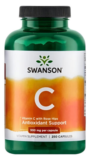 Vitamina C Con Escaramujo 500 Mg Por Capsula 250 Caps De Sw