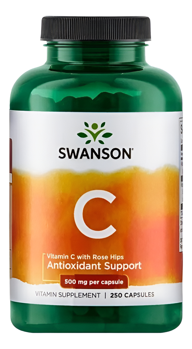 Vitamina C Con Escaramujo 500 Mg Por Capsula 250 Caps De Sw
