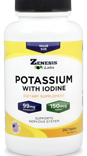 Potasio 250tab 99mg Zenesis Lab