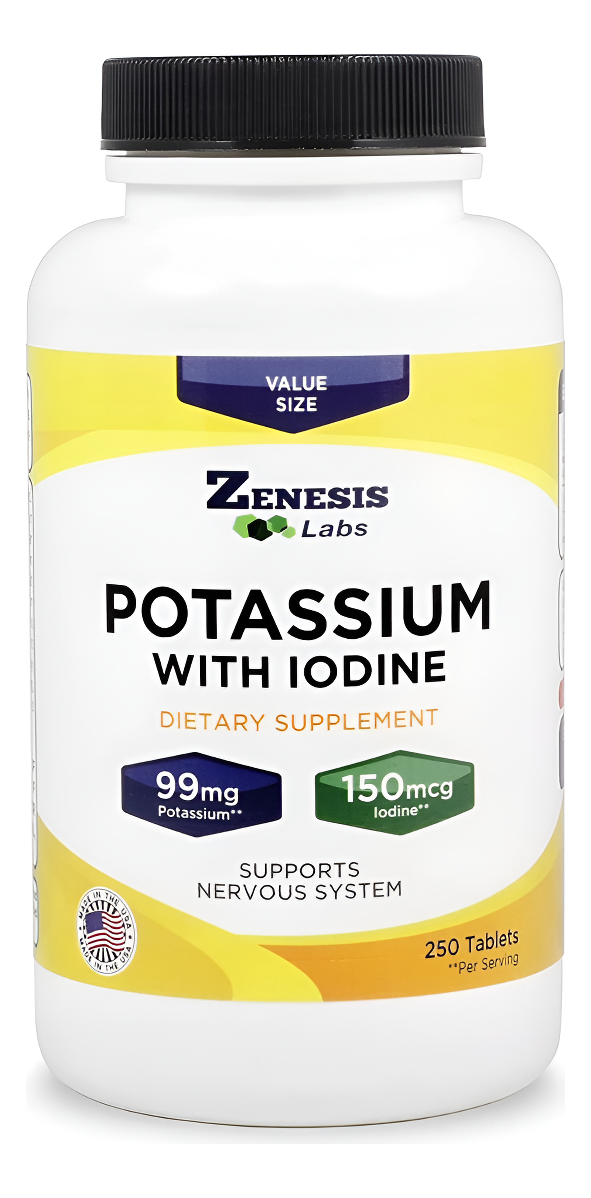 Potasio 250tab 99mg Zenesis Lab