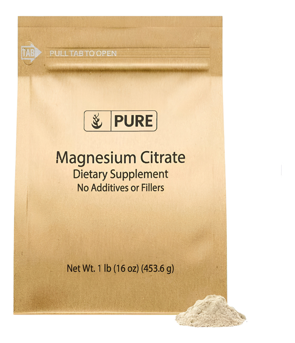 Citrato Magnesio 453g Pure Orig