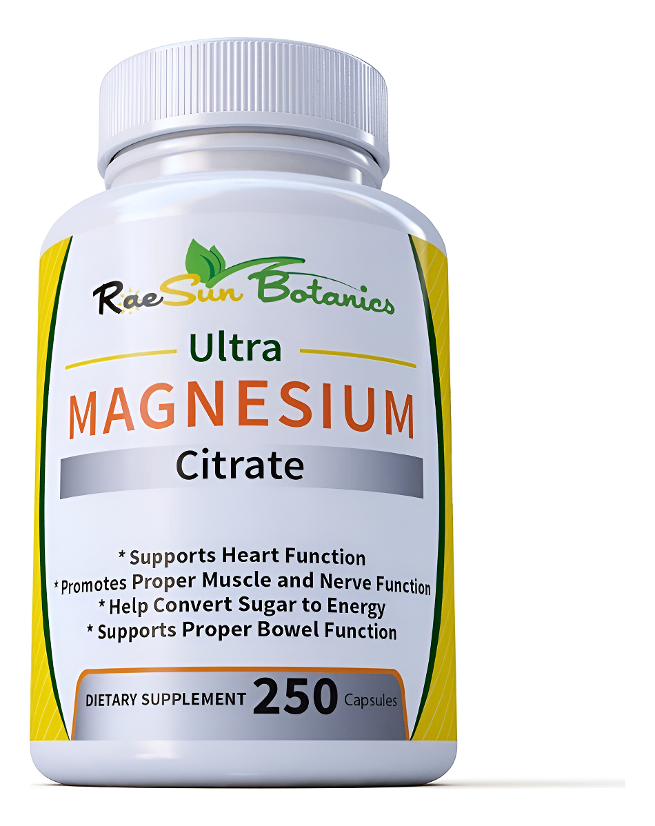Citrato De Magnesio 250caps Rae