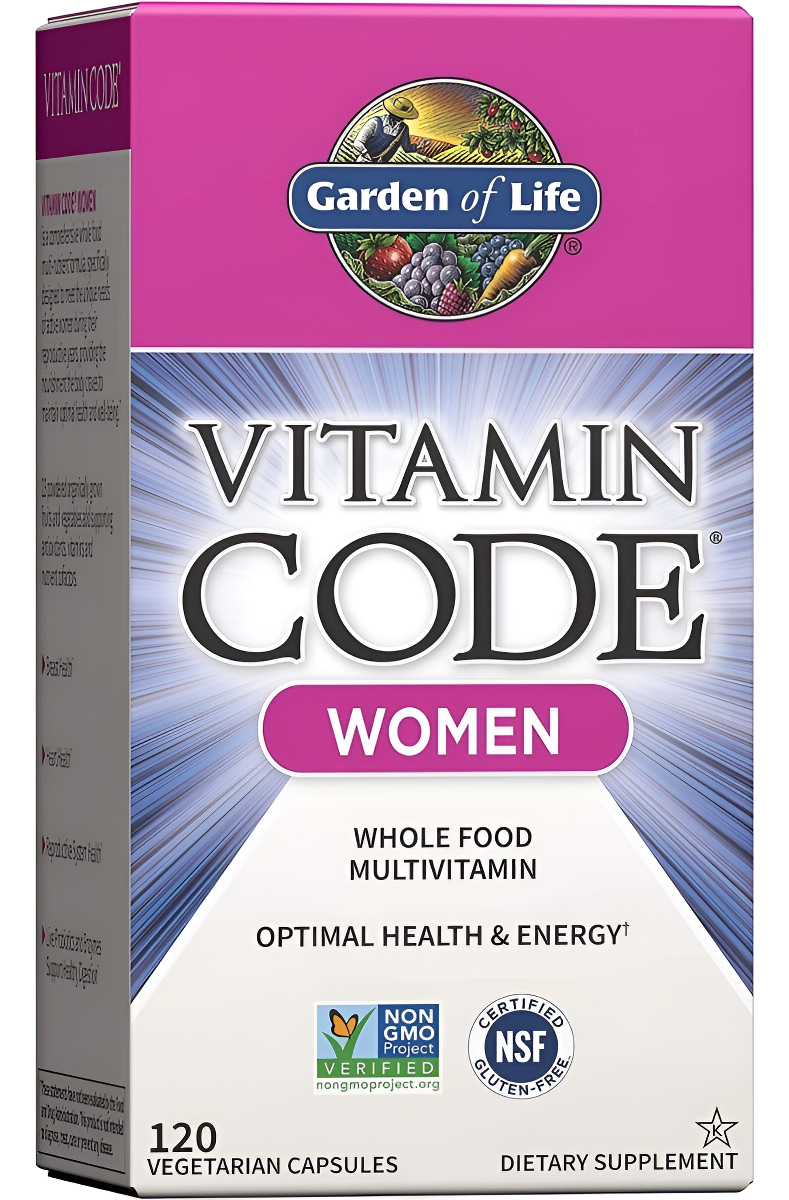 Garden Of Life Multivitaminico Para Mujeres, 120 Capsulas, A