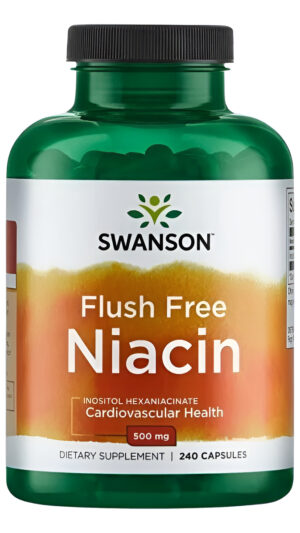Niacina Libre De Enrojecimiento 500mg 240cap De Swanson