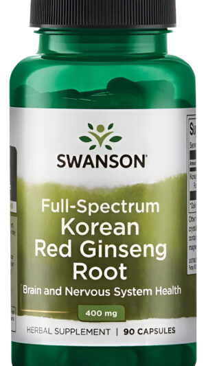 Raíz De Ginseng Rojo Coreano De Espectro Completo 400mg 90