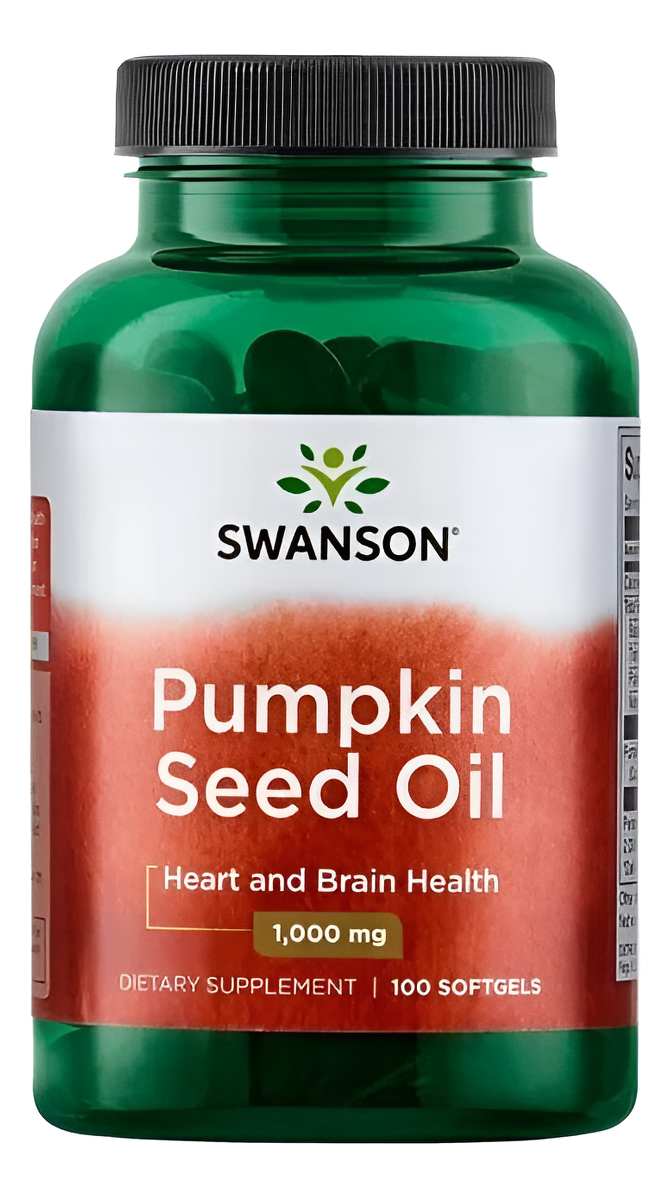 Swanson Pumpkin Seed Oil Calabaza 1000mg 100softgel Prostata
