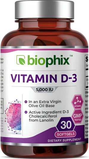 Vitamina D3 5000 Iu Biophix