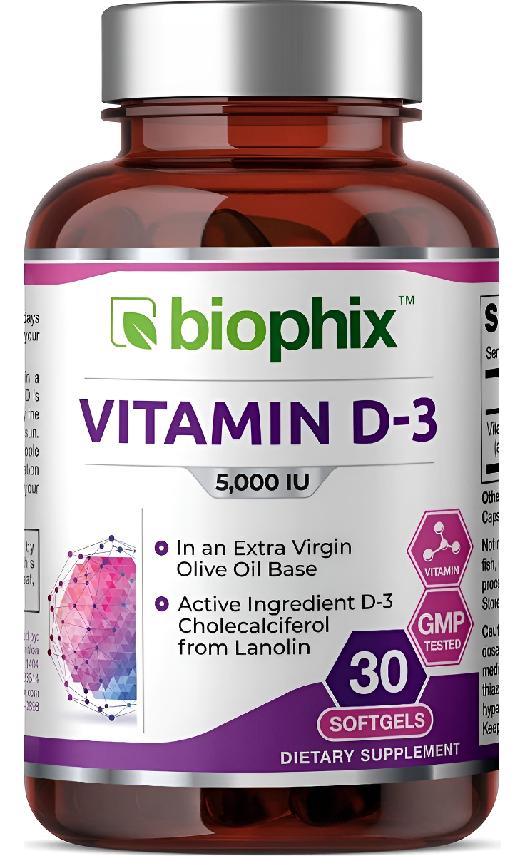Vitamina D3 5000 Iu Biophix
