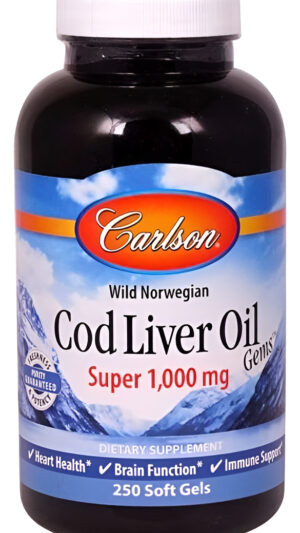 Carlson Cod Liver 1000 Mg 250c