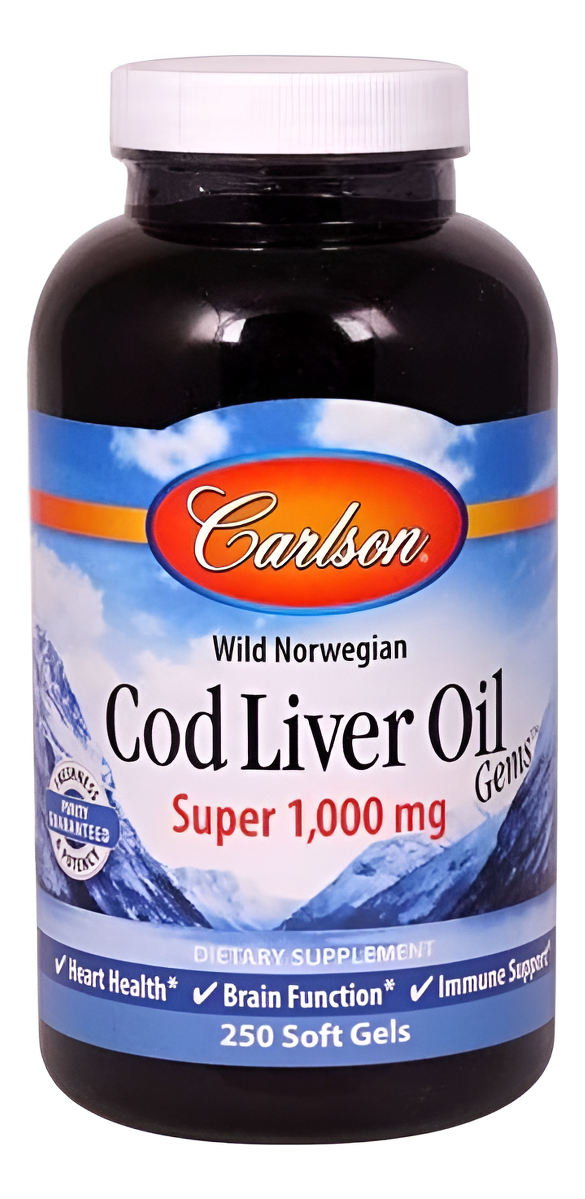 Carlson Cod Liver 1000 Mg 250c