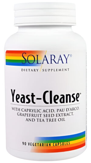 Solaray Yeast-cleanse  - 90 Cápsulas