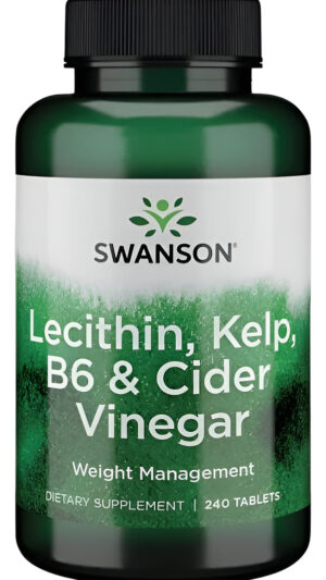 Lecithin Kelp B6 Vinagre De Sidra 240 Tabletas Bajar De Peso