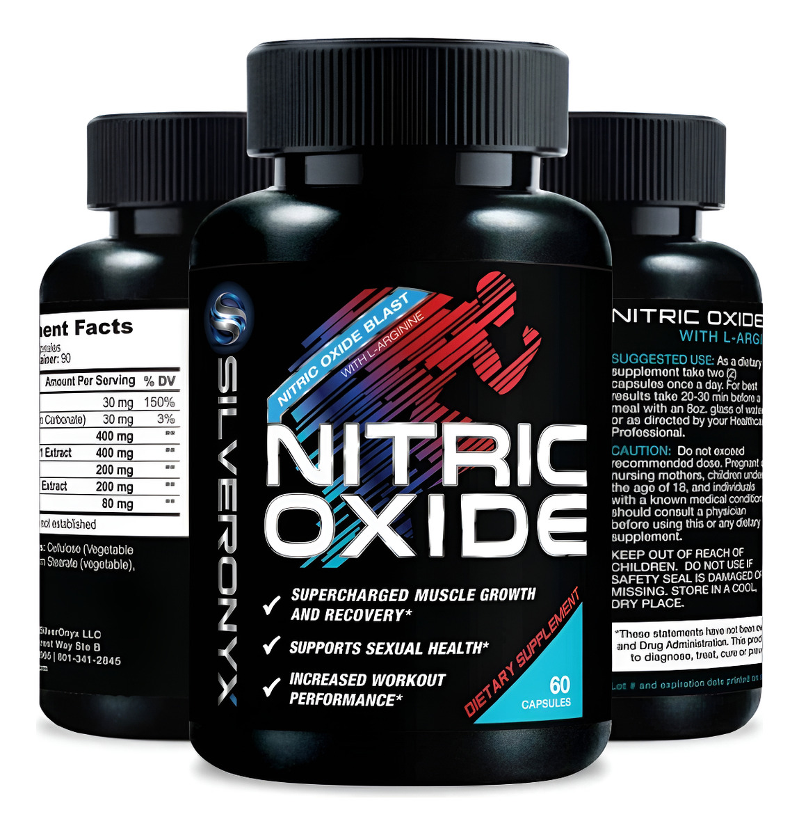 Suplemento De Oxido Nitrico Fuerza Adicional L Arginina 1300