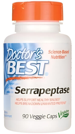 Doctors Best Serrapeptase 90caps Paranasales Sanos 40000 Spu