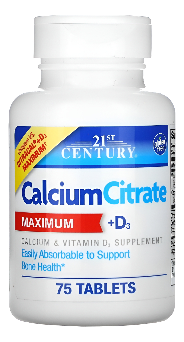 Citrato De Calcio + D3 75 Tabs Compare Con Citracal