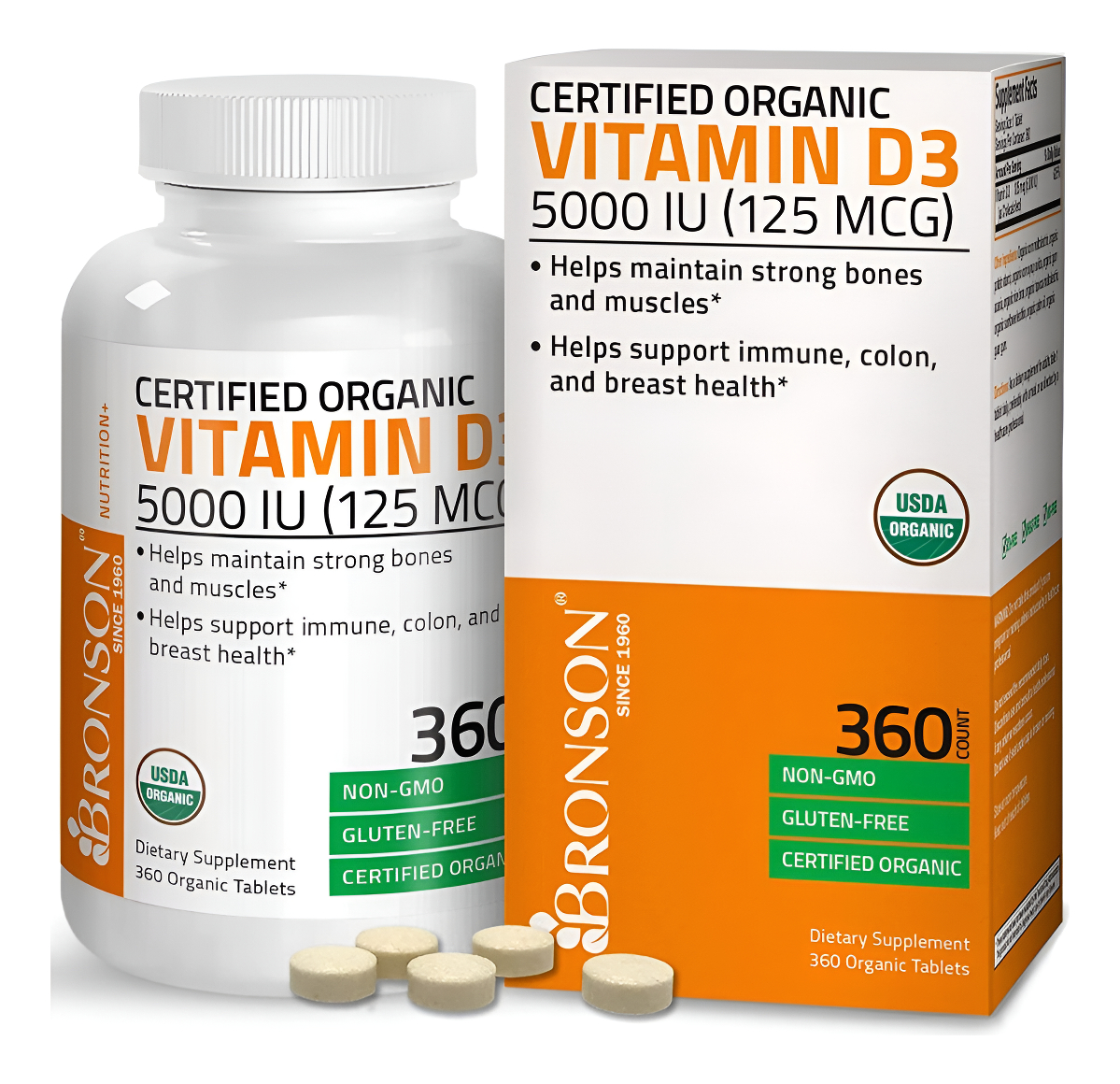 Vitamina D3 125 Mcg Bronson