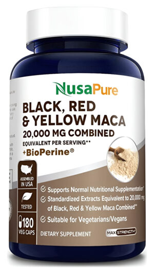 Nusapure - Maca 180 Cápsulas