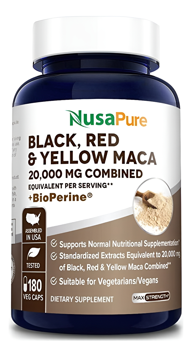 Nusapure - Maca 180 Cápsulas