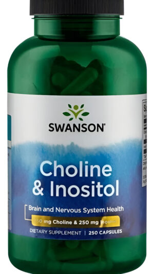 Choline & Inositol Frasco Ahorro 250 Capsulas De 500mg De Sw