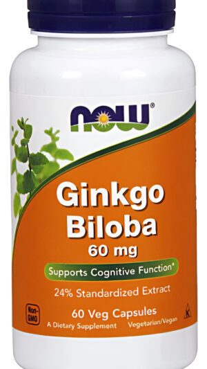 Ginkgo Biloba 60mg 60cap Now