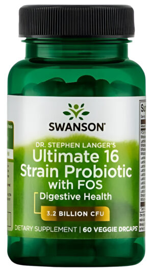 Probiótico Strain 60 Caps 3.2billion Salud Digestiva Swanson