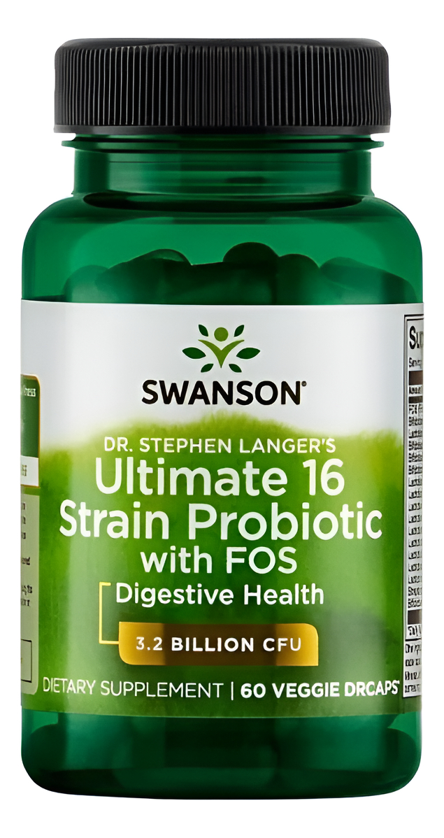 Probiótico Strain 60 Caps 3.2billion Salud Digestiva Swanson