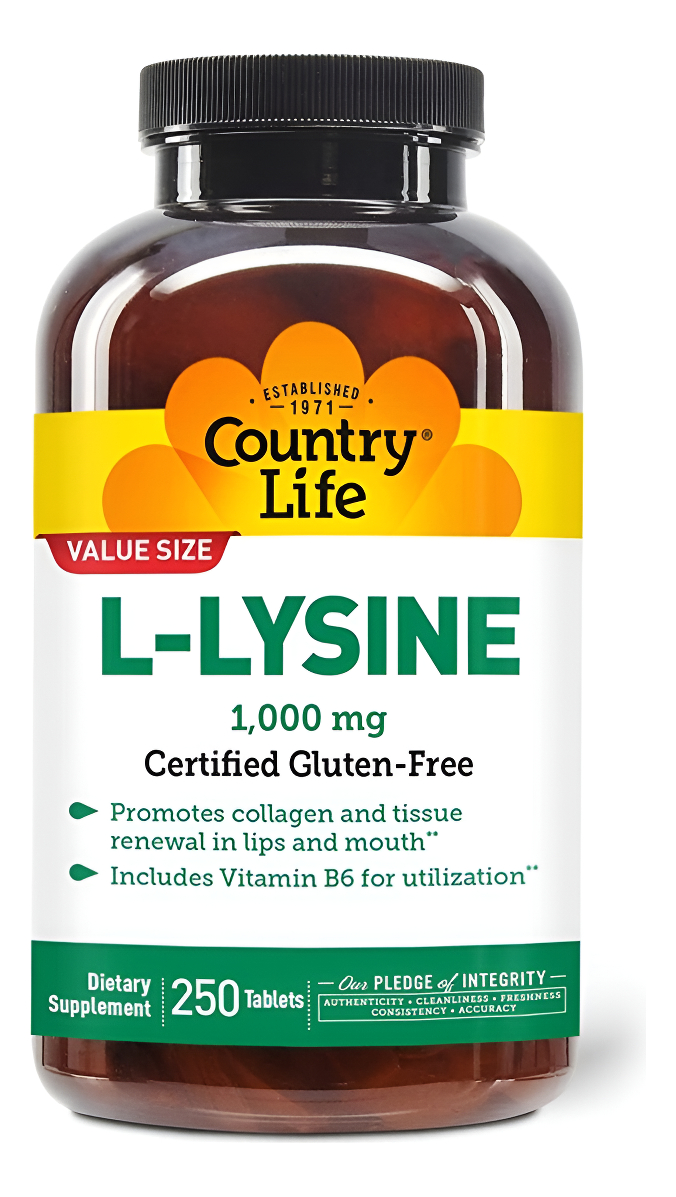 L-lisina 250tabls Country Life