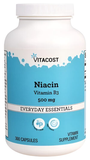 Niacin 500 Mg 300 Caps De Vitacost
