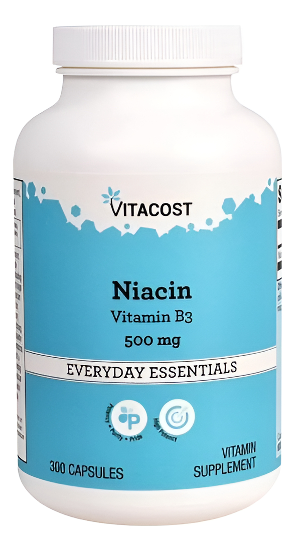 Niacin 500 Mg 300 Caps De Vitacost