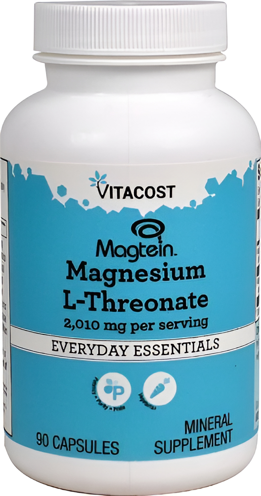 Magtein L Treonato De Magnesio 2.010mg 90 Cápsulas Vitacost