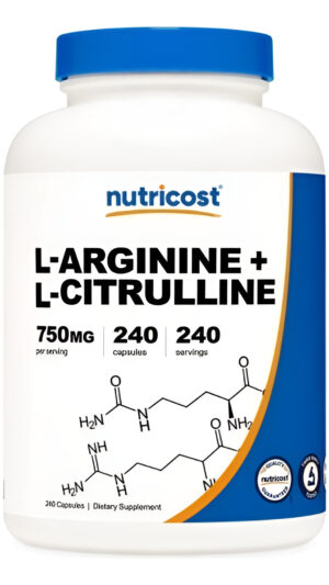L-arginina + L-citrulina 750 Mg